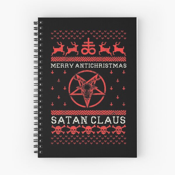 Item preview, Anti Christmas Satan Baphomet Tarot Metal Satanic Devil Gift design designed and sold by A-Fashion.