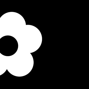 Artwork thumbnail, Bold Retro Contrast Flower Graphic by ArtformDesigns
