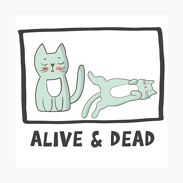 Item preview, Schrödinger's cat Dead and Alive. Quantum Physics designed and sold by bullshirter.