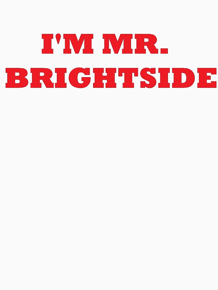 the killers mr brightside t shirt