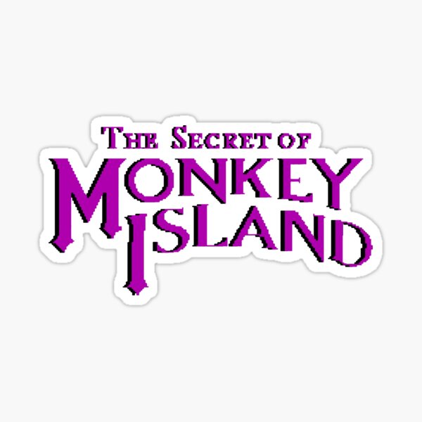 Item preview, Monkey Island - The Secret of Monkey Island Original Logo designed and sold by Radical-Squid.