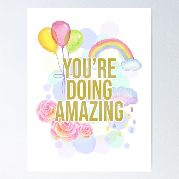 Item preview, Pastel Dream - You're Doing Amazing designed and sold by MaplewoodMerch.