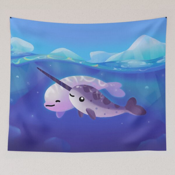 Item preview, Beluga and Narwhal designed and sold by pikaole.