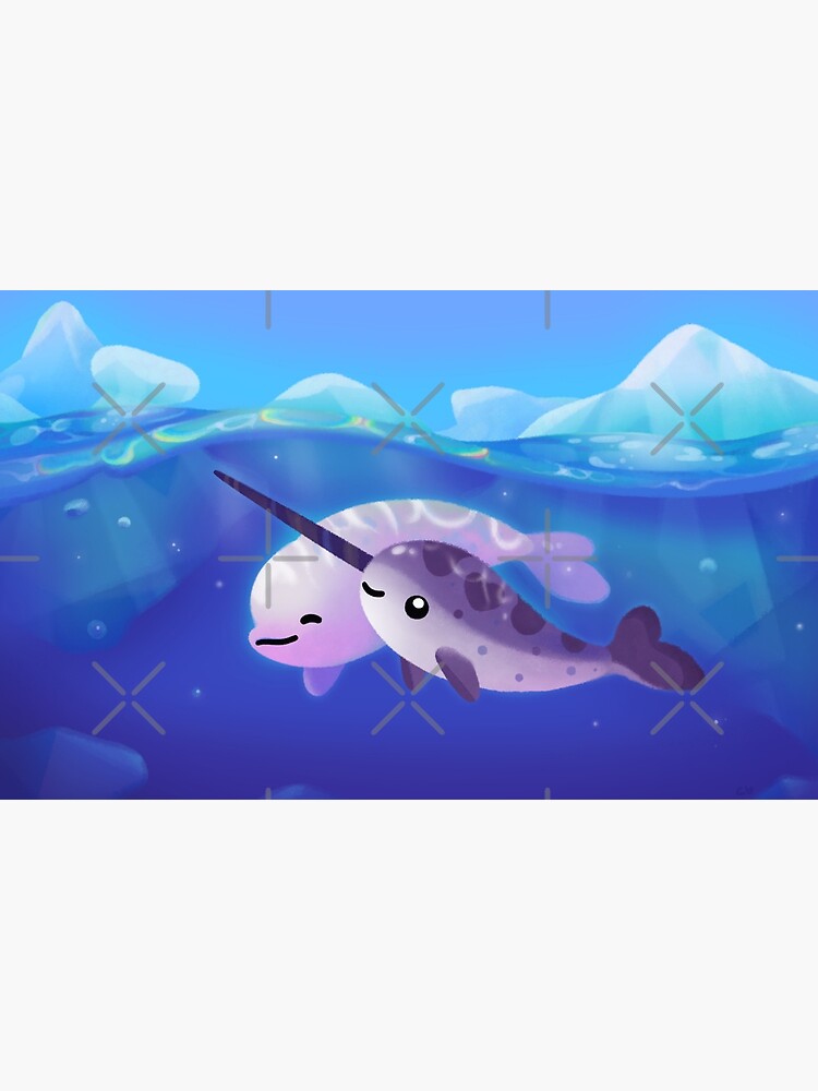 Beluga and Narwhal by pikaole