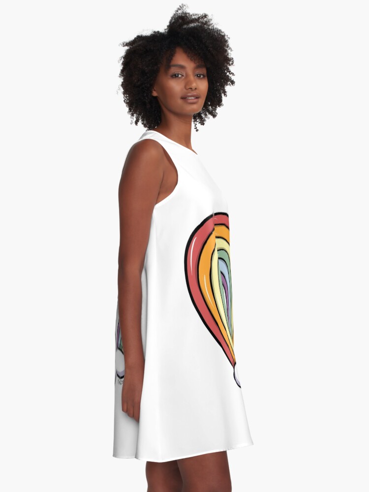 Vista alternativa de Vestido acampanado PASARÁ