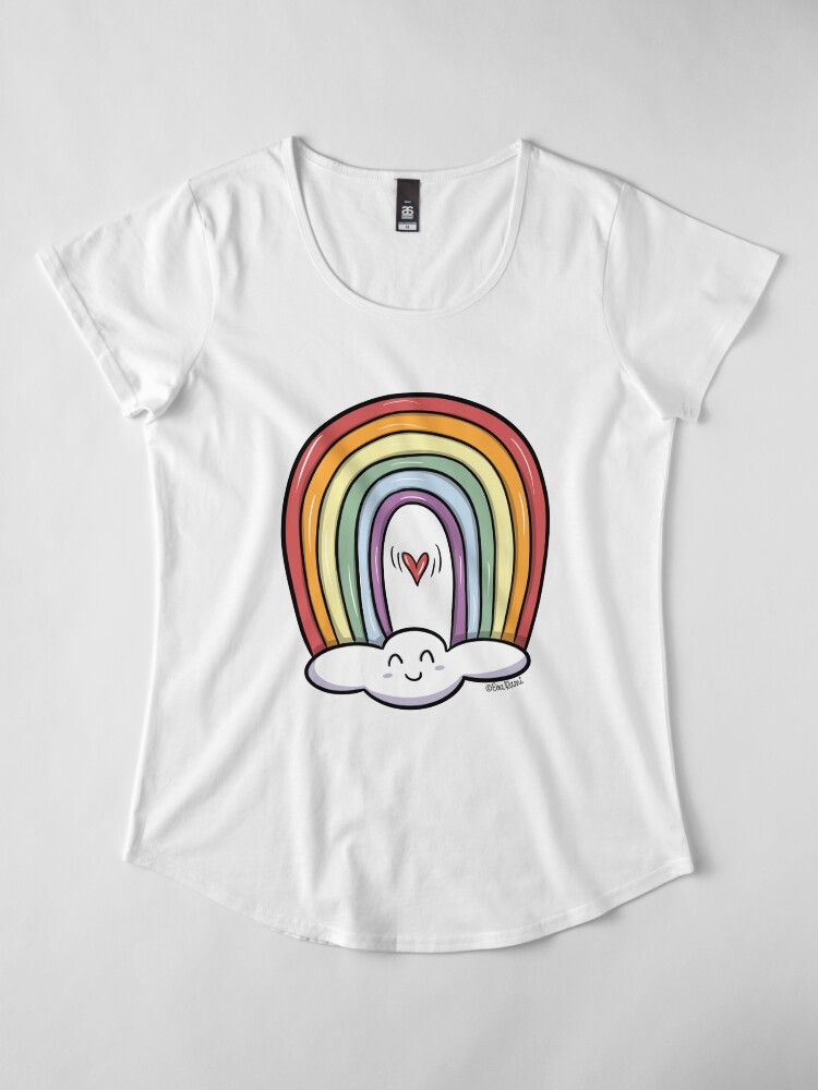 Vista alternativa de Camiseta premium de cuello ancho PASARÁ
