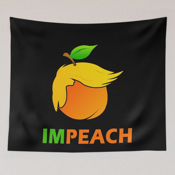 Item preview, ImPeach Funny Peach Face - Anti Trump designed and sold by Mfk Clothes.