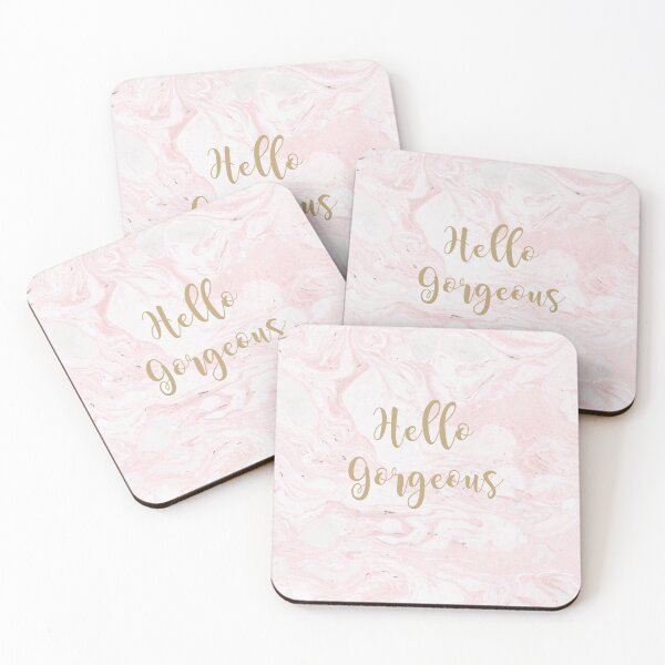 Item preview, Hello gorgeous pink marble designed and sold by Jenmag.
