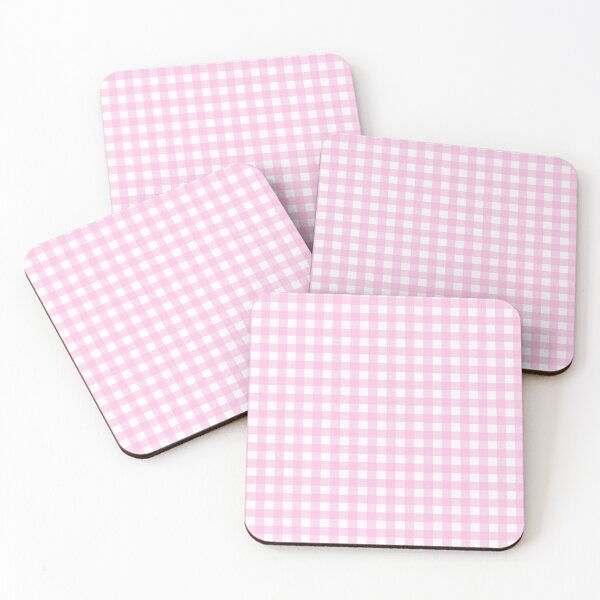Item preview, Pink And White Gingham Check Pattern designed and sold by Artification.