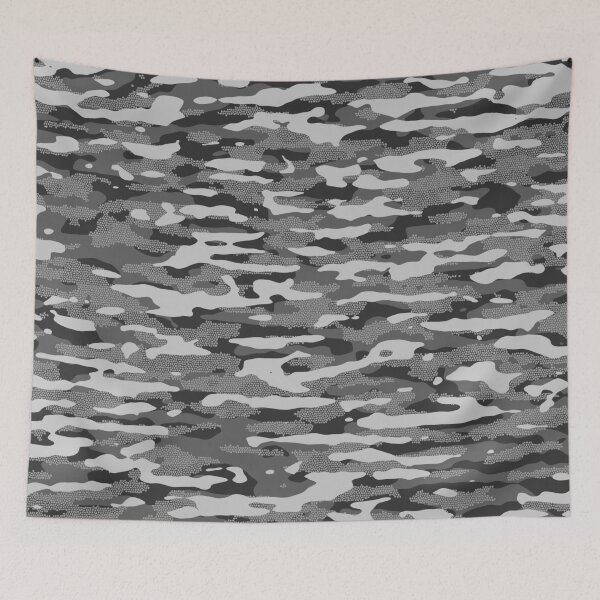 Item preview, Gray camouflage pattern mosaic style designed and sold by Destroyed-Pixel.