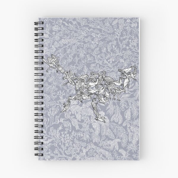 Item preview, Avialae (exc modern birds) - Evolution - Blue Background designed and sold by EvolutionPoster.