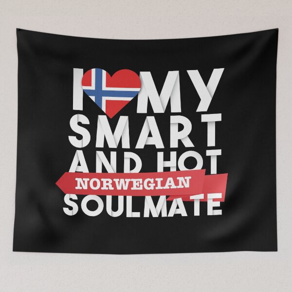 Item preview, I love my smart and hot Norvegian soulmate designed and sold by Urosek.