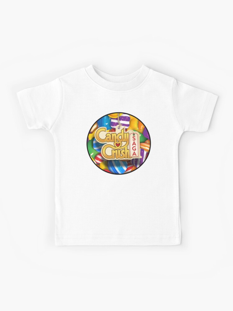 Candy Crush Logo Kids T-Shirt for Sale by km83