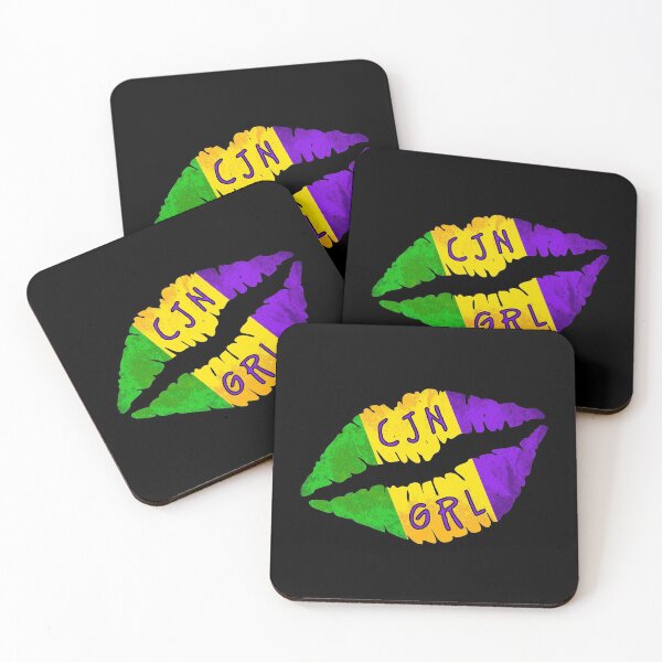 Item preview, CJN GRL Mardi Gras Lips designed and sold by RiffXS.