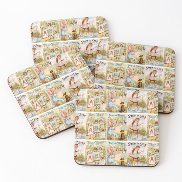 Item preview,  Vintage ABC Tiny Tots Book Covers for Mugs designed and sold by reynoldjay.