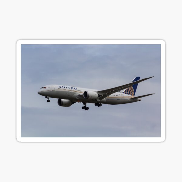 United Airlines Boeing 787 Sticker