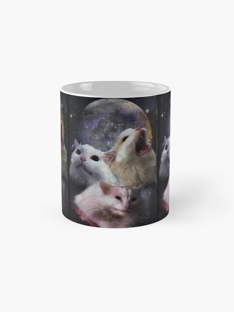 Alternate view of Triple Thurston Moon Cats! Coffee Mug