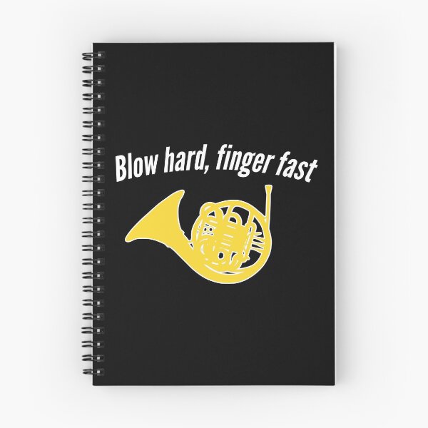 Item preview, French Horn - Blow hard, finger fast - Funny F Horn gift designed and sold by HEJAshirts.