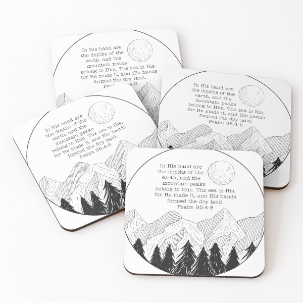 Item preview, In His hands are the mountain peeks designed and sold by Rebecca Randle.