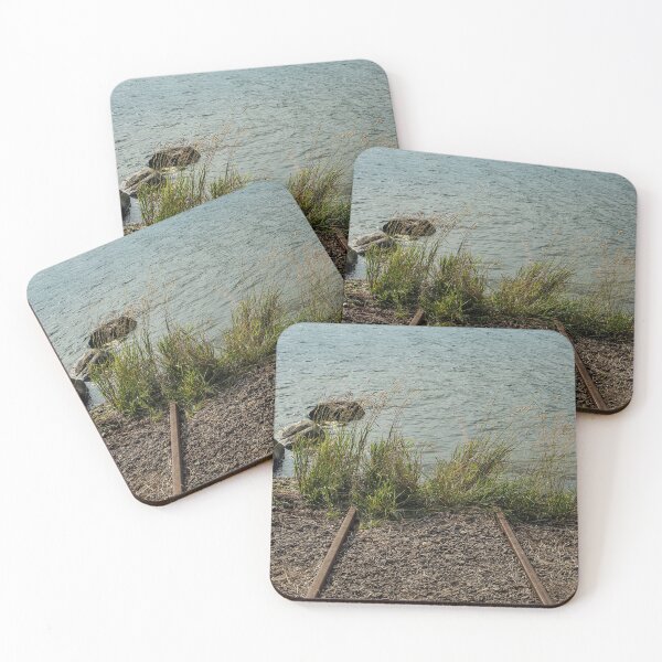 Item preview, Railroad tracks into the lake designed and sold by connyM-Sweden.