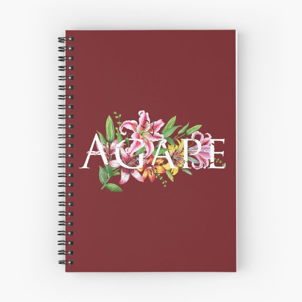 Item preview, AGAPE (MAROON FLORAL) designed and sold by Paper Bee Gift Shop.