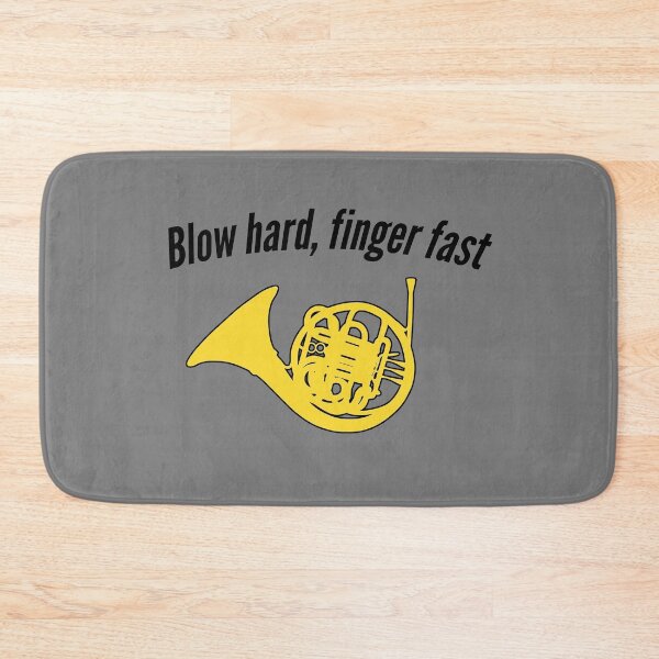 Item preview, FRENCH HORN - Blow hard, finger fast! - funny F Horn gift designed and sold by HEJAshirts.