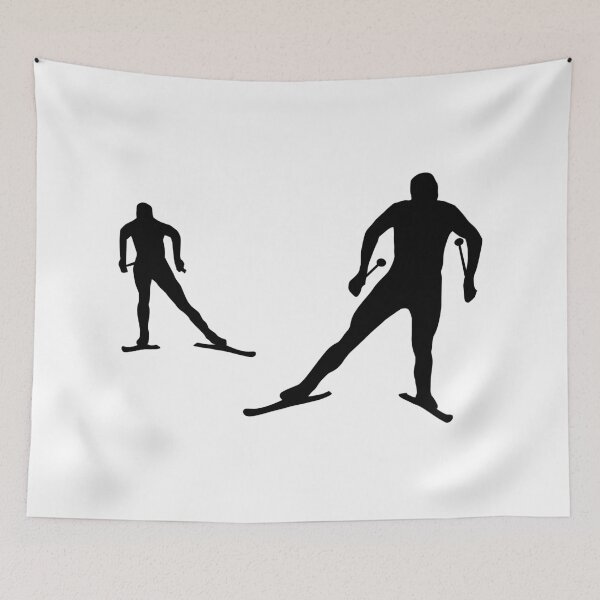 Item preview, Cross-country skiing, cross country skiing, cross country skiing designed and sold by claudiasartwork.