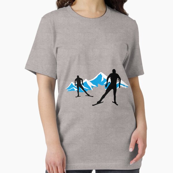 Item preview, Cross-country skiing, cross country skiing and mountains, cross country skiing designed and sold by claudiasartwork.