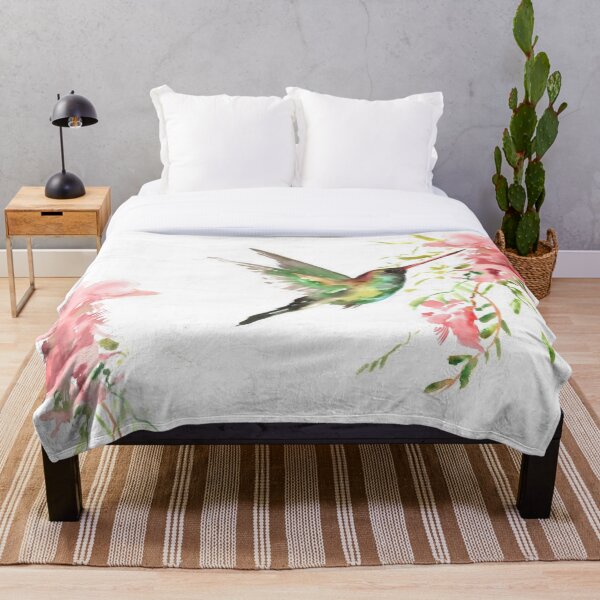 A beautiful day begins with a beautiful mindset Throw Blanket