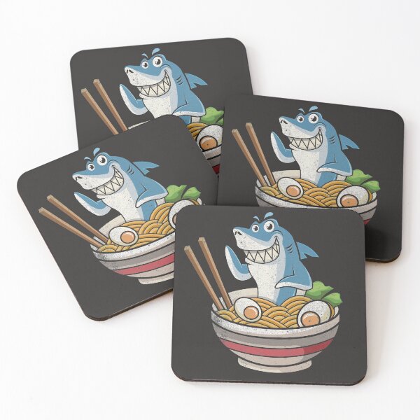 Item preview, Bathing Ramen Shark designed and sold by SamMeow.