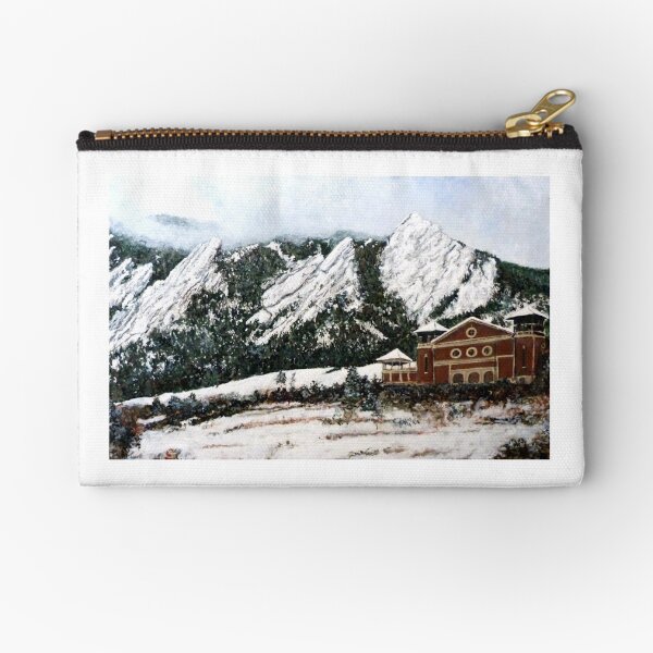 Chautauqua - Winter, Late Afternoon Zipper Pouch