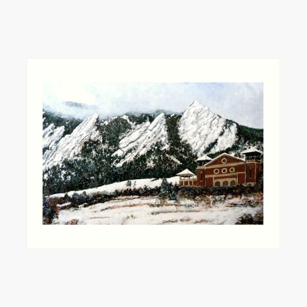Chautauqua - Winter, Late Afternoon Art Print