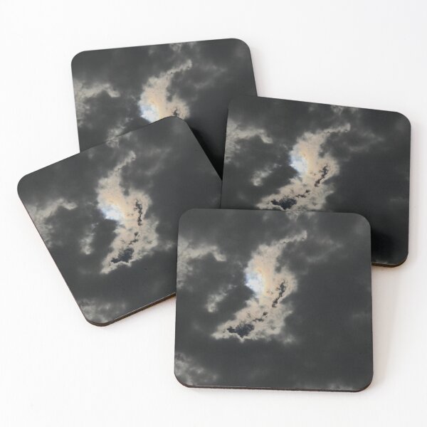 Item preview, Light of hope. Horror sky. Thick grey clouds-cape with bright sun peeping out through the clouds designed and sold by Khala.
