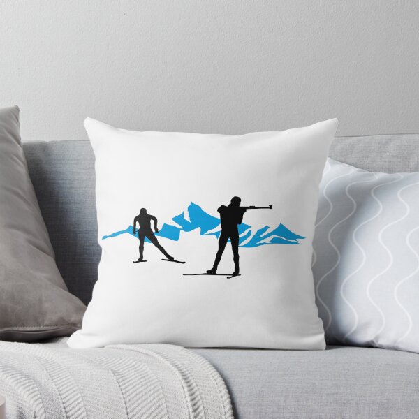 Item preview, Biathlon - biathletes and mountains designed and sold by claudiasartwork.