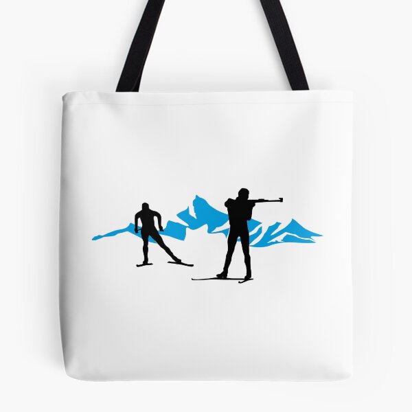 Item preview, Biathlon - biathletes and mountains designed and sold by claudiasartwork.