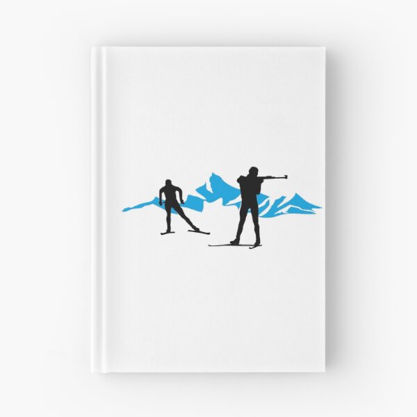 Item preview, Biathlon - biathletes and mountains designed and sold by claudiasartwork.