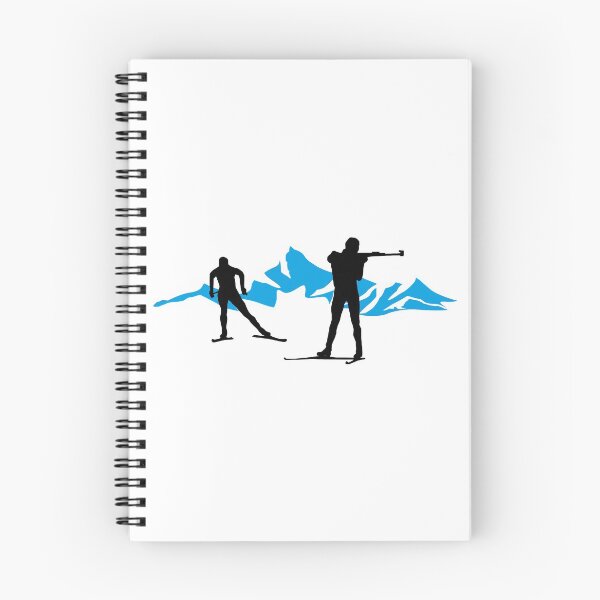 Item preview, Biathlon - biathletes and mountains designed and sold by claudiasartwork.