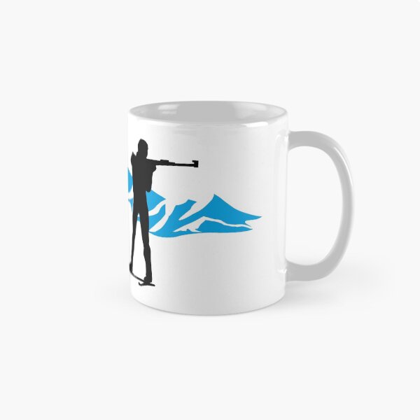 Item preview, Biathlon - biathletes and mountains designed and sold by claudiasartwork.