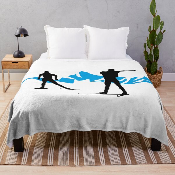Item preview, Biathlon - biathletes and mountains designed and sold by claudiasartwork.