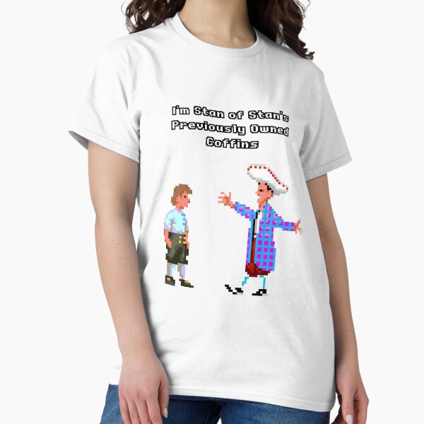 Item preview, Monkey Island - Stan (coffins) designed and sold by Radical-Squid.