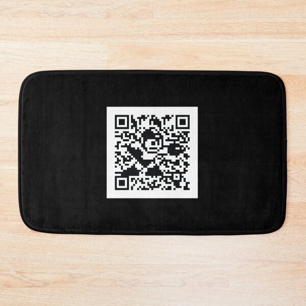 Item preview, Mega Man QR Code 8-Bit Art designed and sold by OldDannyBrown.