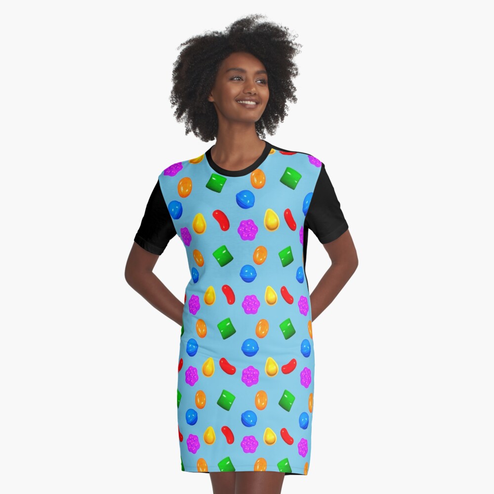 Gotta Crush Some Candy Crush Graphic T-Shirt Dress