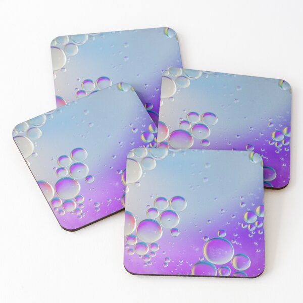 Item preview, Defocused multicolored abstract background picture made with oil, water and soap designed and sold by anytka.