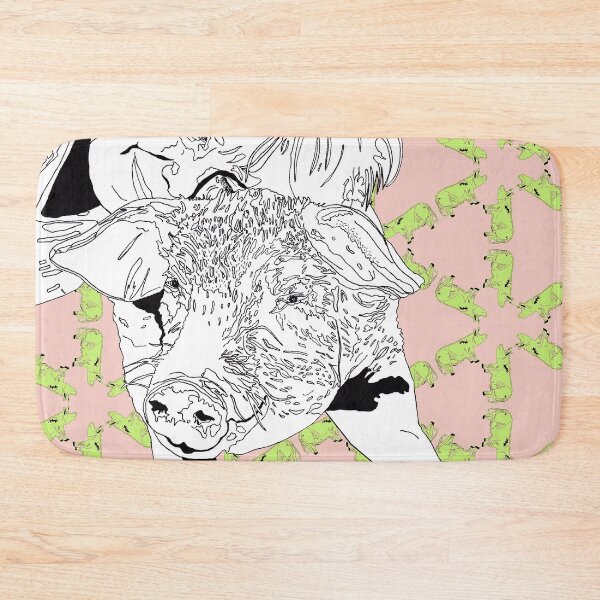 Item preview, Sanctuary - Woman + Pig - Be Kind - Kaleidoscope Pattern designed and sold by vernapoppy.