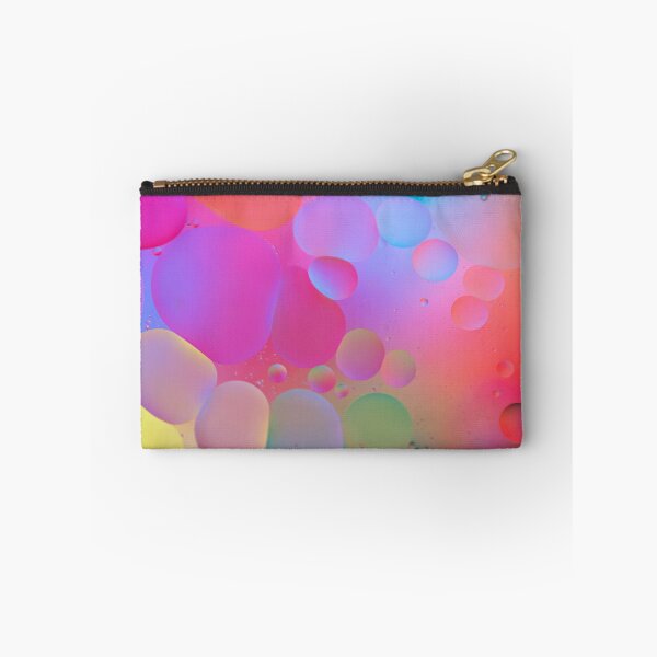 Item preview, Rainbow abstract background picture made with oil, water and soap designed and sold by anytka.