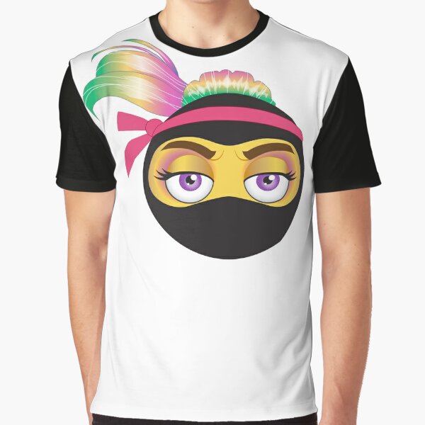 Smiley Face Ninja For Action - Gravata T Shirt Roblox Emoji,Ninja