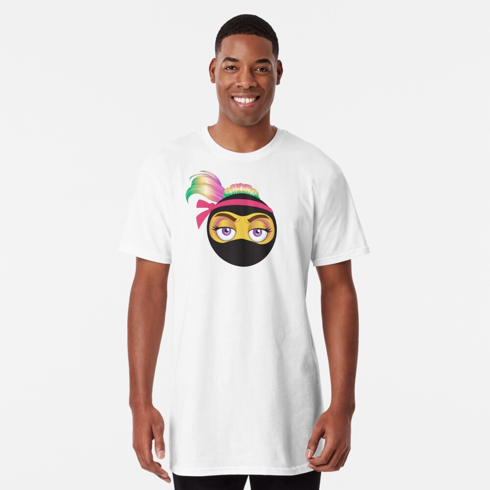 Smiley Face Ninja For Action - Gravata T Shirt Roblox Emoji,Ninja