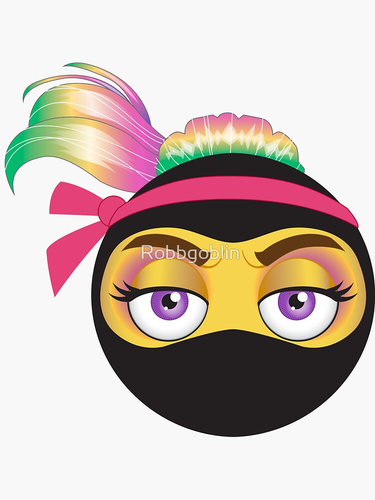 Ninja Emoji Balayage by Robbgoblin