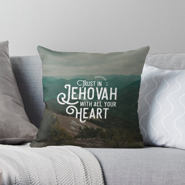 PROVERBS 3:5 Throw Pillow