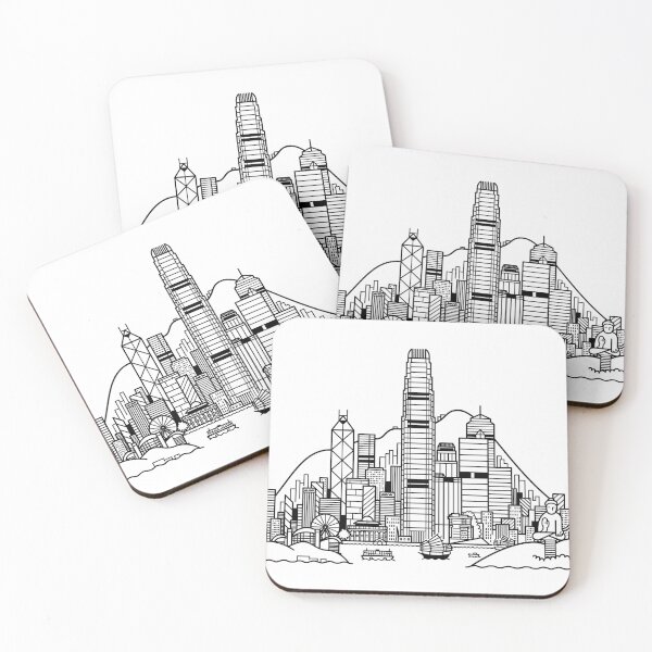 Item preview, Hong Kong Skyline designed and sold by Tom Napper Design.